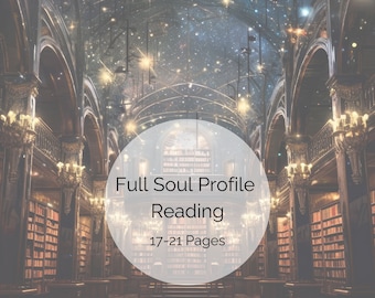 Akashic Records Reading, Email PDF Report, 17-20 Full Pages, Intuitive Soul Profile Reading