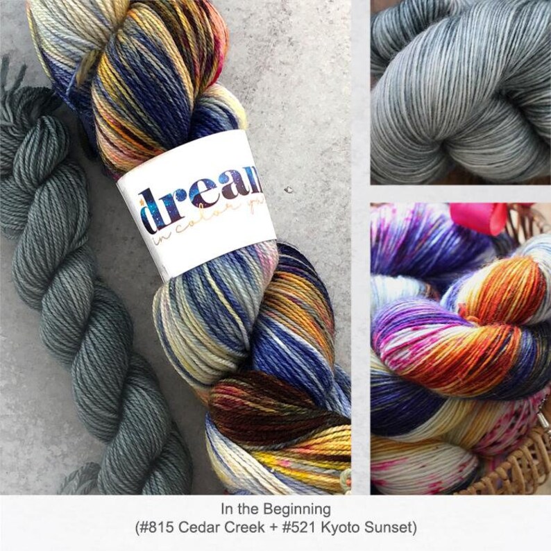 Dream-y Sock Kits with Contrasting Heel /& Toe
