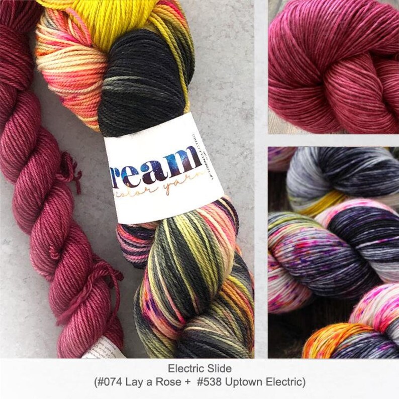 Dream-y Sock Kits with Contrasting Heel /& Toe