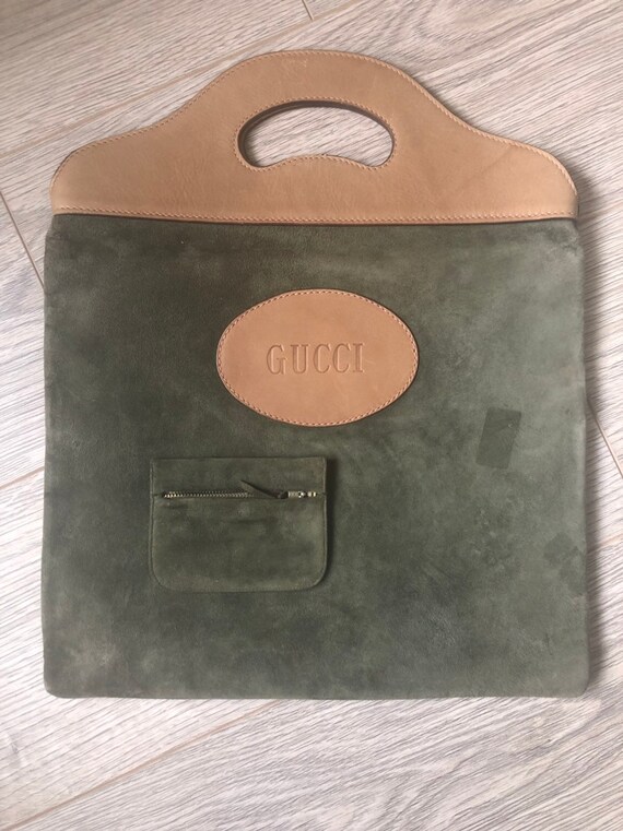 suede gucci purse