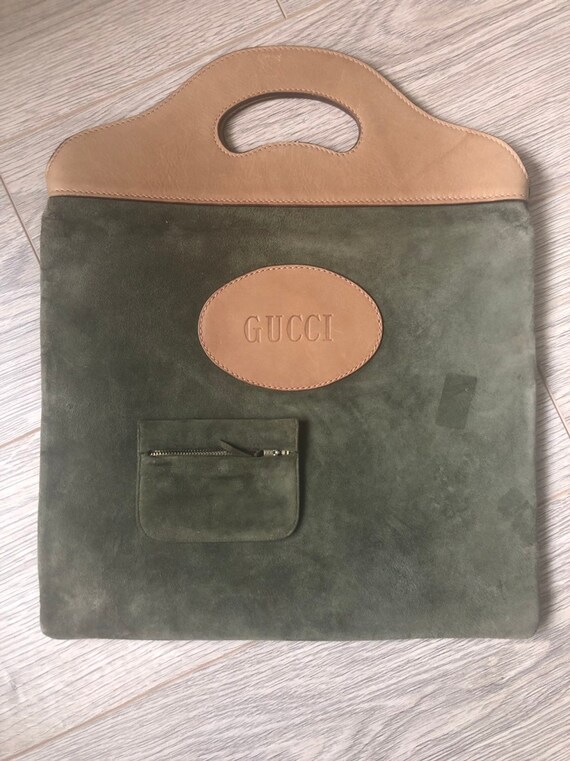 gucci suede tote bag