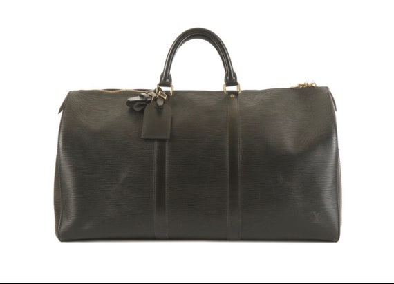 black louis vuitton luggage tag