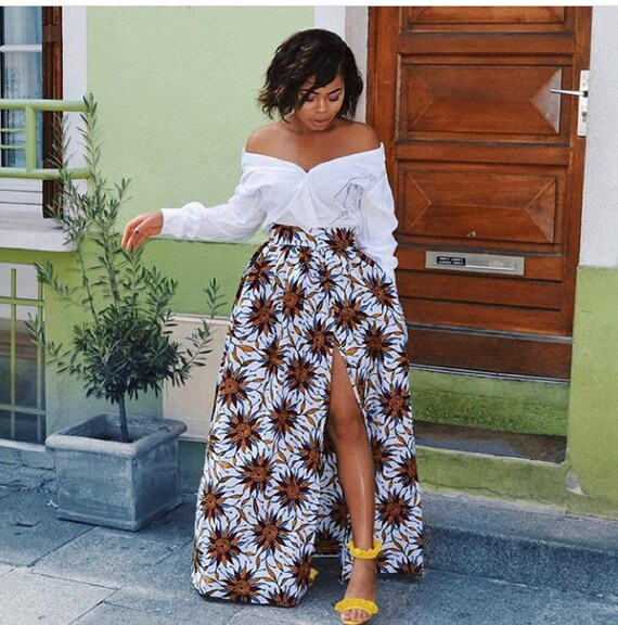 maxi ankara skirts