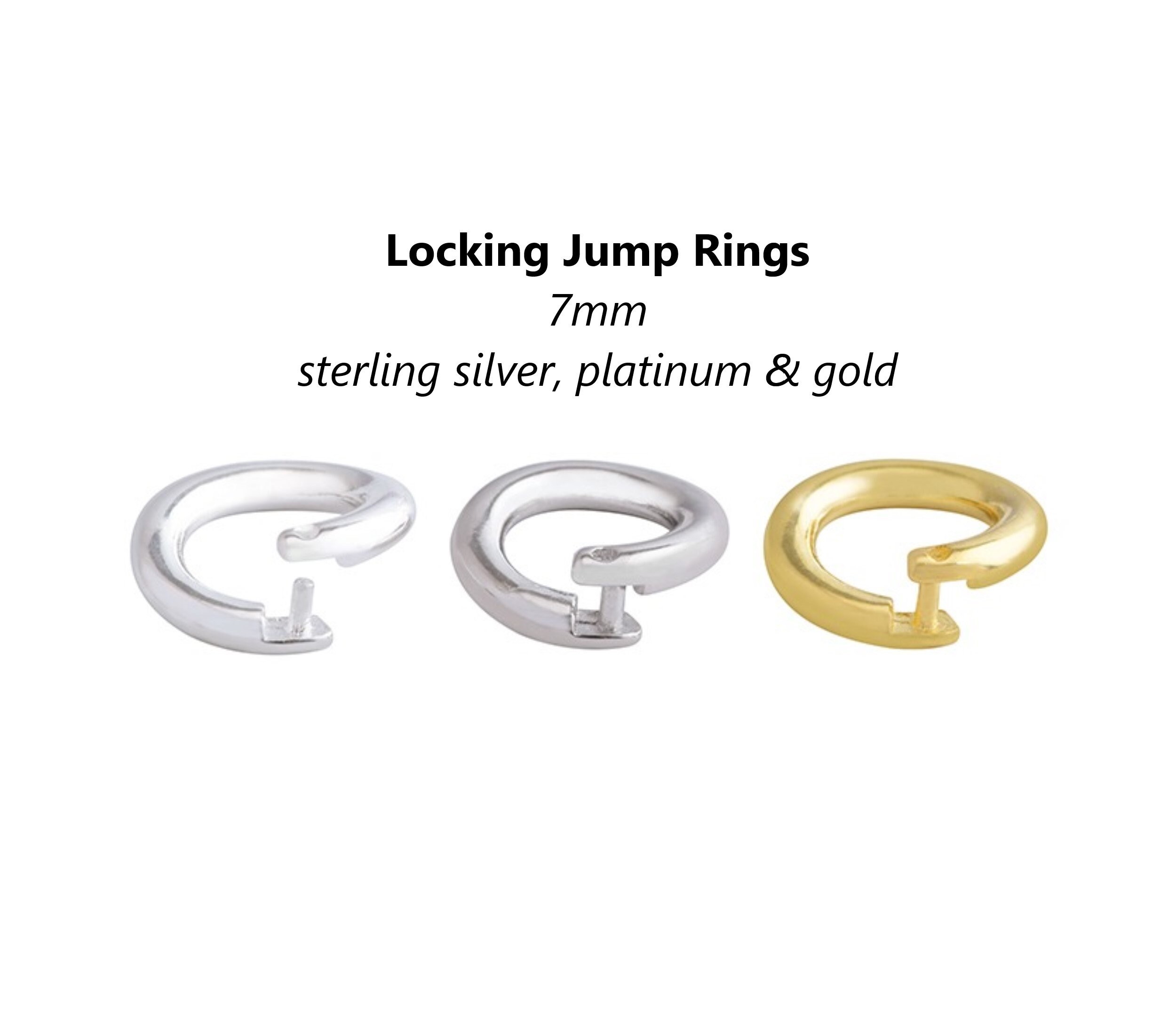 14 K Gold Filled Jump Rings, 4.0, 4.5mm 19 gauge OR 5mm