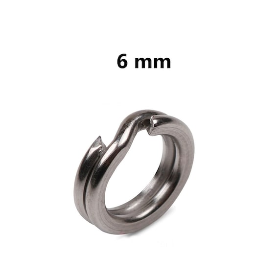 20pcs 6,7,8,9,10.5mm, Stainless Steel, Split Ring, Fishing Split Ring,  Finding, Jewelry Making, DIY, Craft 