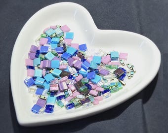 Mermaid Miyuki TILA Beads: Pink, Purple, Green & Blue Mix