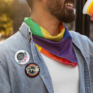 Pride pin, LGBT, LGBT pin, Lgbt Pride, Pride buttons, Pride, Lgbtq pin, Love is love, Rainbow pin, Vintage vibes