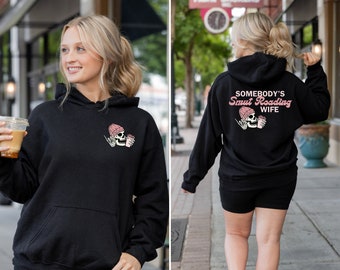 Somebody's Smut reading wife Hoodie, Trendy Literature Shirt, Romance Book Sweatshirt, Dark Academia Sweatshirt, Funny Gift for Readers
