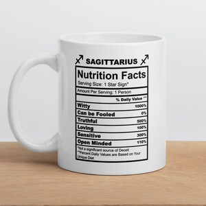 Sagittarius Coffee Mug | Funny Zodiac Mug | Sagittarius 1000% witty | 11oz or 15oz coffee mugs