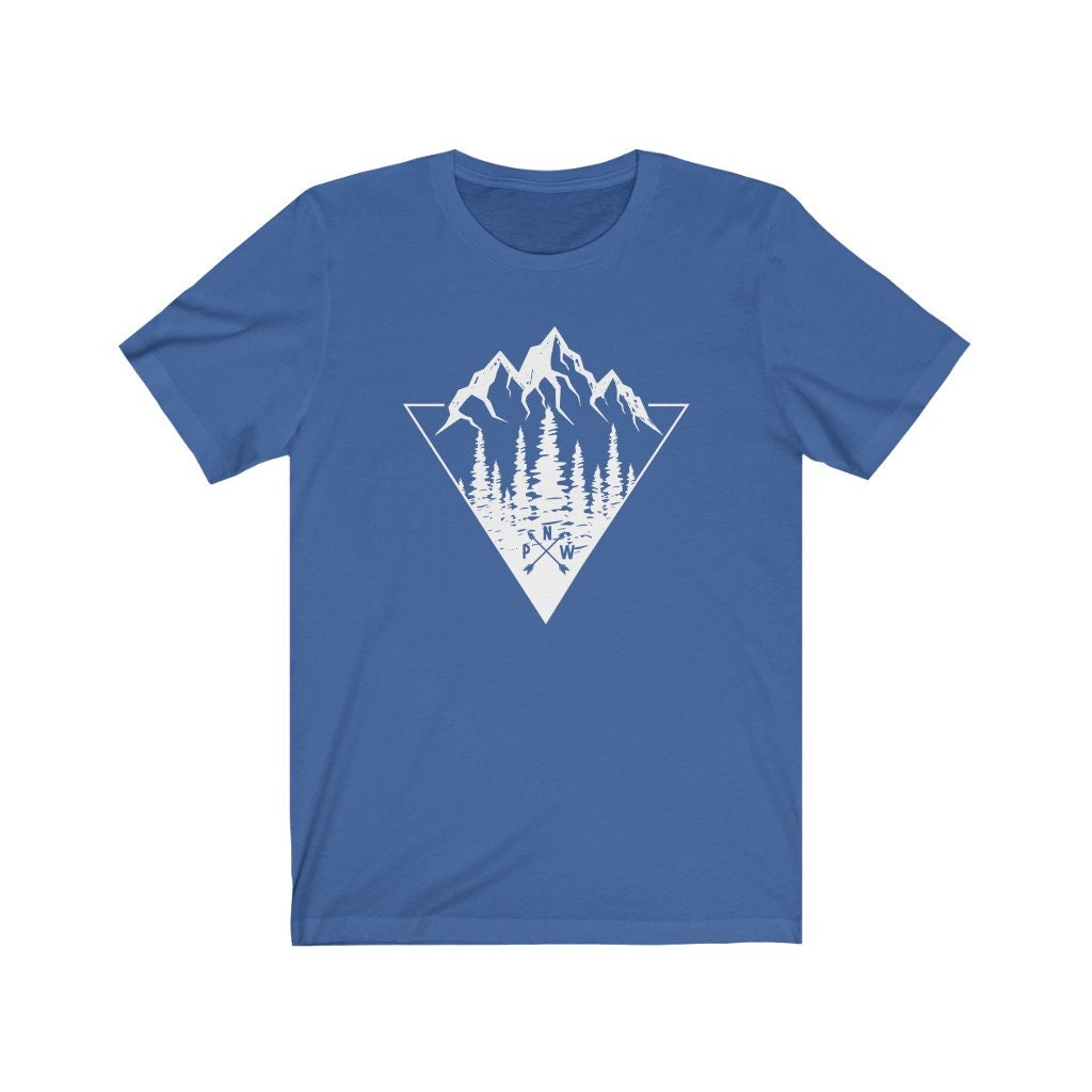 PNW Shirt Mountain Shirt Graphic design Pacific Northwest | Etsy