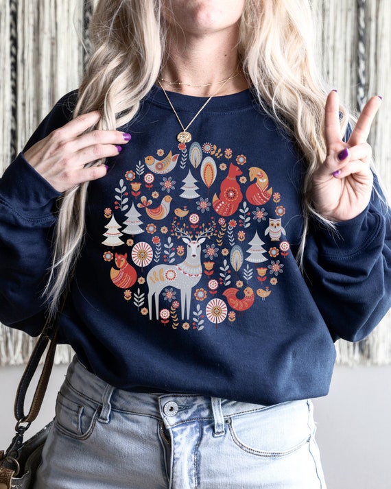 Folklore Sweatshirt Aesthetic Sweatshirt Folklore Crewneck Aesthetic Clothes Folklore Shirt Preppy Sweatshirt Danish Pastel Hygge Gift