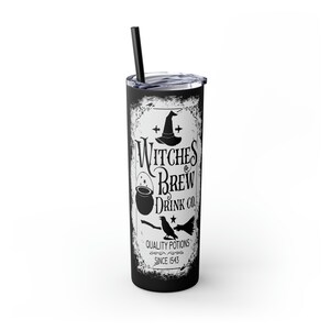 Witches Brew Isolerad Tumbler Witch Witch Kaffe Tumbler Witches Brew Mugg Witch Stuff Witchy Things Witchy Stuff Potions