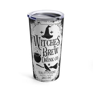 Witches Brew Insulated Tumbler Witch Travel Mug Witch Coffee Tumbler Witches Brew Mug Witch Stuff Witchy Things Witchy Stuff Potions