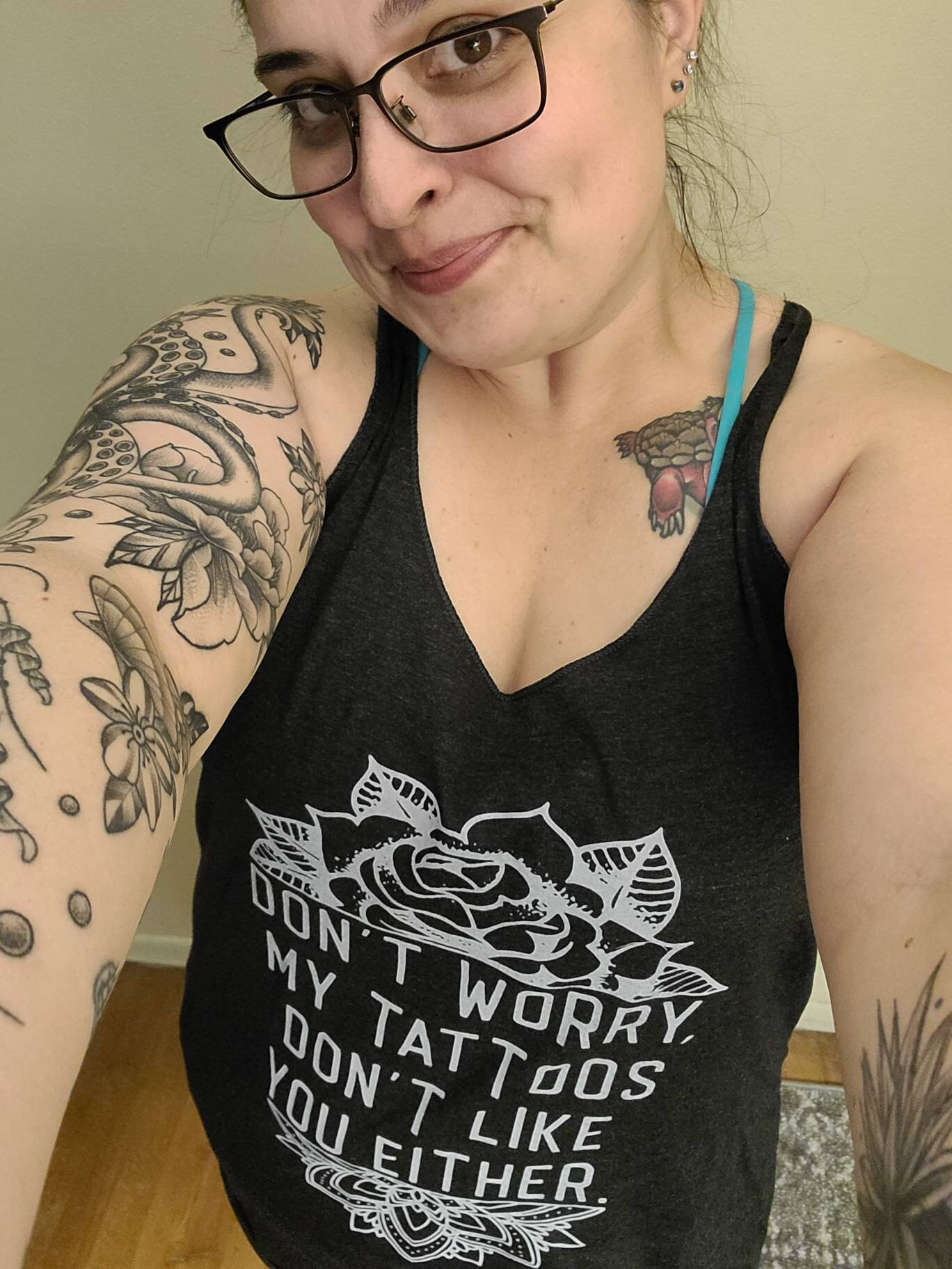 Don't Worry My Piercings Don't Like You Either Tattoos Shirt Don't Worry My Piercings Don't Like You Either Tattoos Shirt
