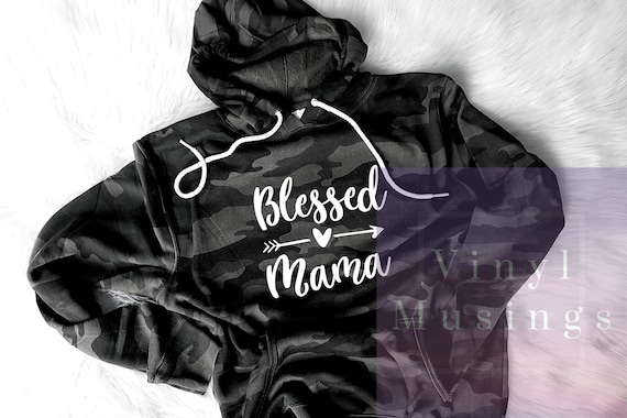 Blessed Mama Camo Hoodie Mama Hoodie 