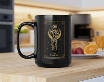 The Empress, Witchy mug, Tarot mug, Witchy mug, Queen Witch 15oz mug, Occult coffee, Fortune Teller, Mystical aesthetic