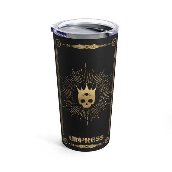 The Empress, Witchy tumbler, Tarot mug, Witch tumbler, Queen Witch travel mug, Occult coffee, Fortune Teller, Mystical aesthetic