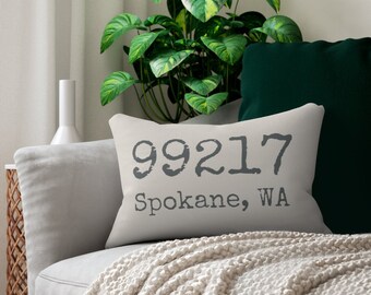 Postcode kussen, housewarmingcadeau, verhuiscadeau, netnummer kussen, nieuwe huiseigenaar, gepersonaliseerd huwelijkscadeau, boerderijkussen