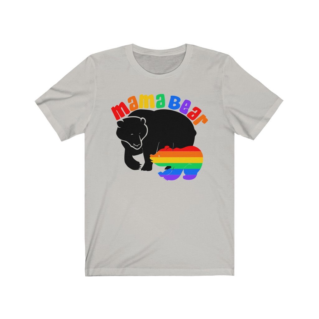 Pride Mama Bear T-shirt Mama Bear and Rainbow Baby Bear - Etsy