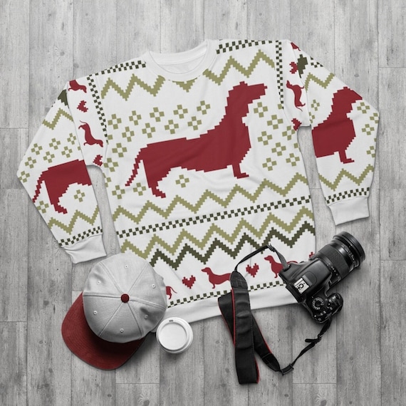 Bassotto Brutta Felpa di Natale Bassotto Attraverso la Felpa di Neve Felpa  di Natale Unisex Divertente Natale Brutto Maglione Party - Etsy Italia