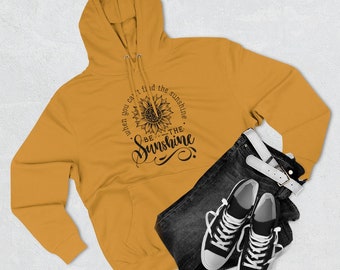 When you cant find the Sunshine, Be the Sunshine Hoodie, Herbst Sweatshirt, Spring Hoodie, Sunflower Hoodie, Women Fall, Women Thanksgiving