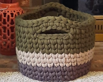 Crochet Basket, Gift Basket, Storage or Organizing Basket