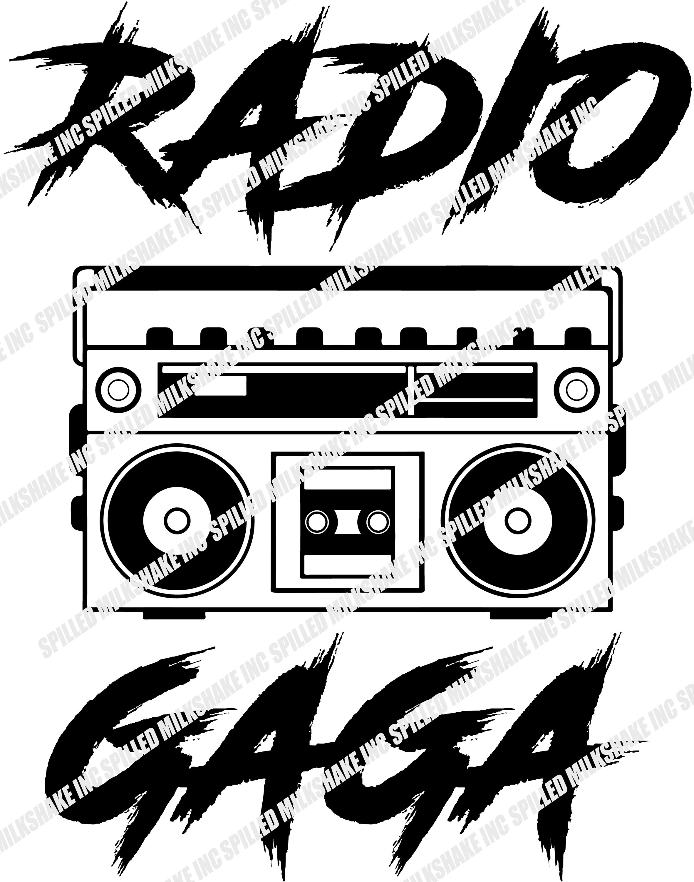 RADIO GAGA SVG for Circut/silhouette/cut File Etsy
