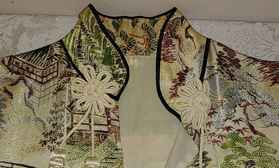 Vintage Japanese Silk Dress Jacket - image 8