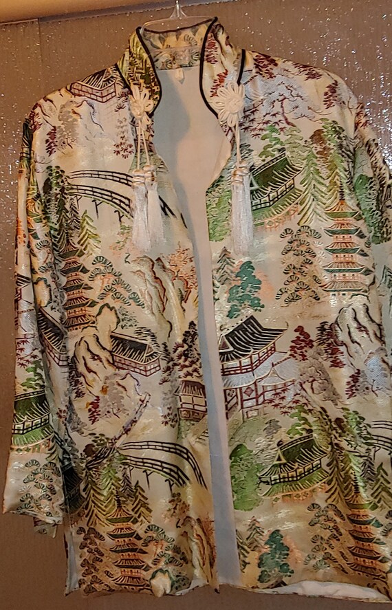 Vintage Japanese Silk Dress Jacket - image 3