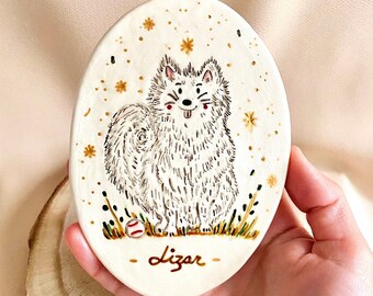 Handmade Personalized Pet Portrait / Dog and Cat Portrait / Birthday Gift for Pet Owners / Pet Memorial