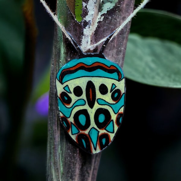 Picasso Bugs! (Burnished Plastics - Shrink Art Pin)