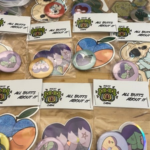 Booty Sticker & Pin Packs