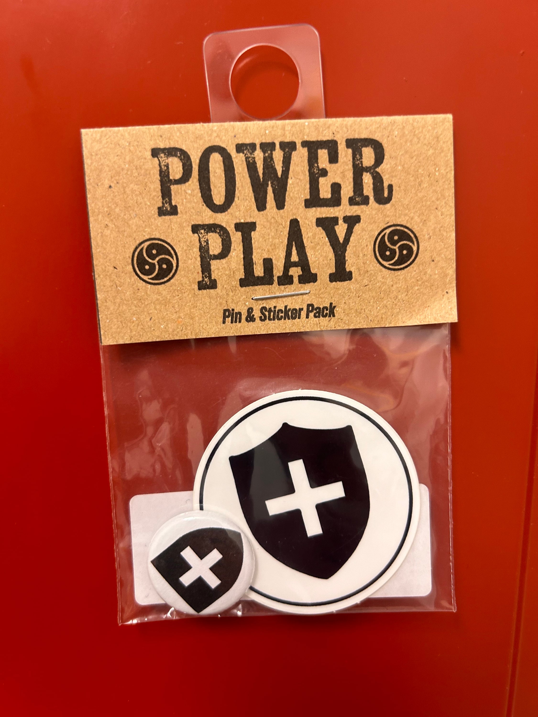 Plap Sticker Power Play Sticker (2”) & Pin (1”) Set! - Etsy