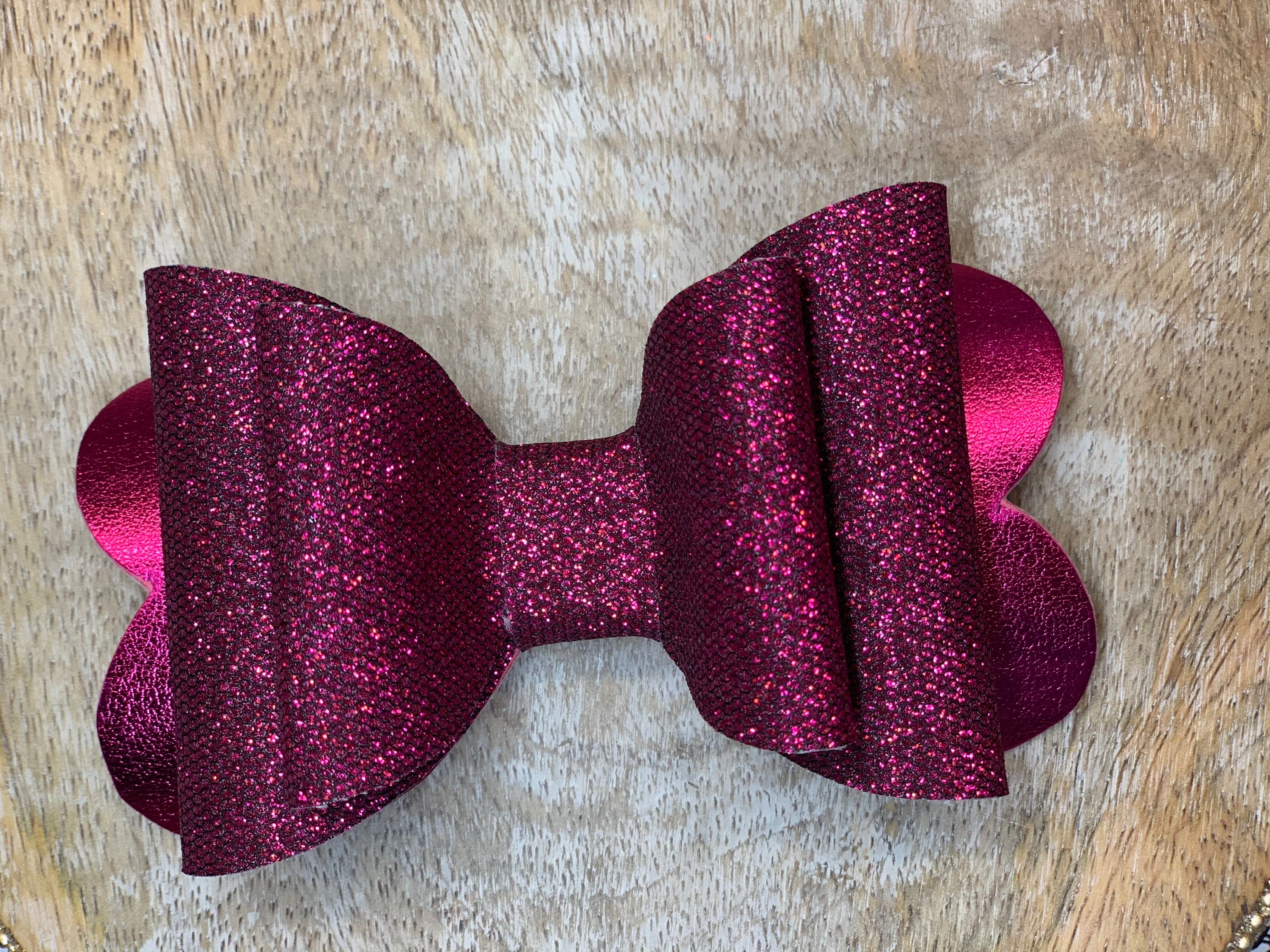 Faux Leather Bows/Hair Bows Set/ Gifts for Girls/ Hair Etsy