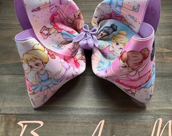 Football Hair Bow Clips Soccer Bow Hair Clip Sports Hair Bows For Baby Girls Infant Toddler Bowknot Polka Dot Hair Bow ZFJ46 (Baseball