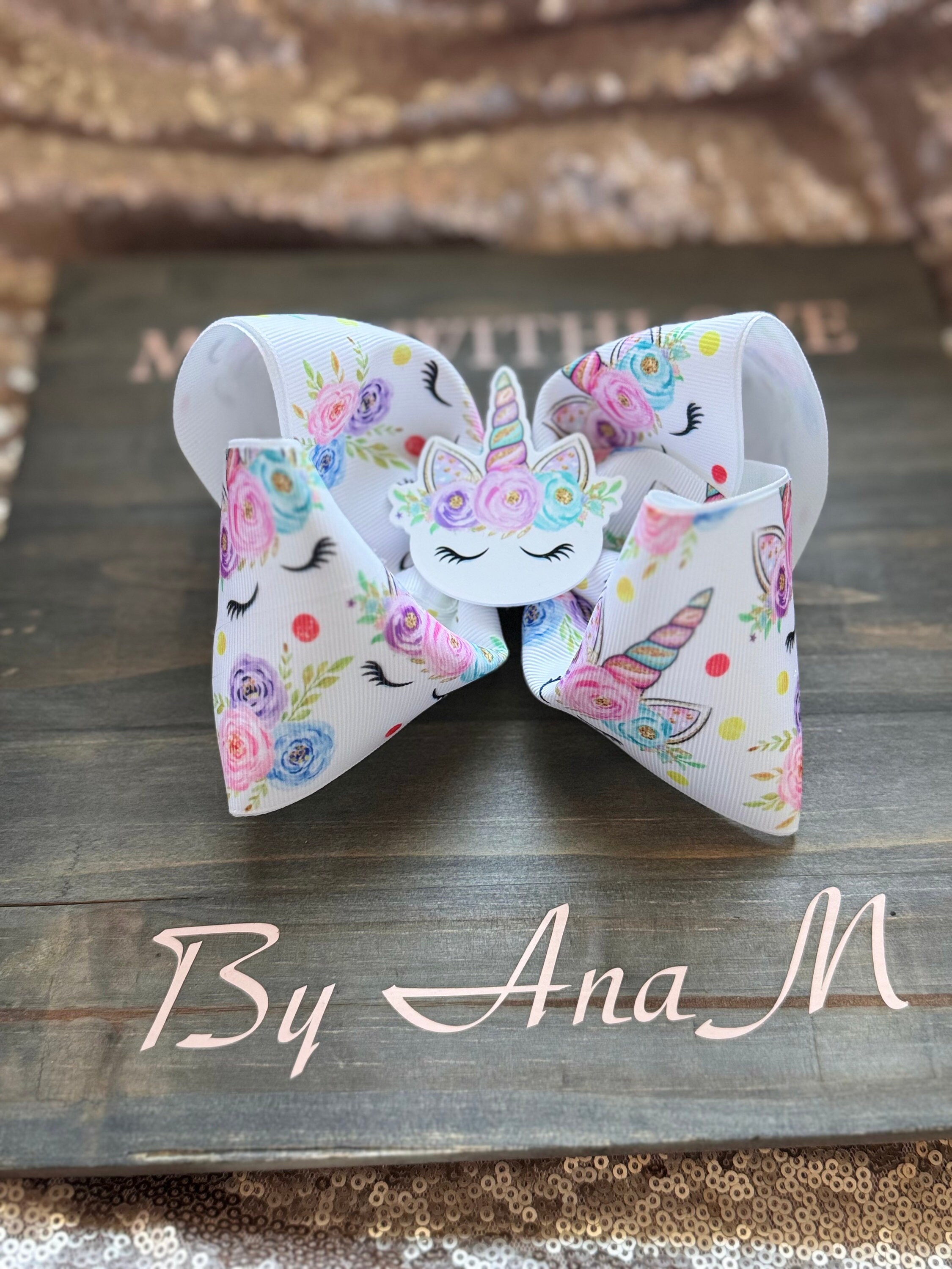 Extension de cheveux licorne décorative avec clip