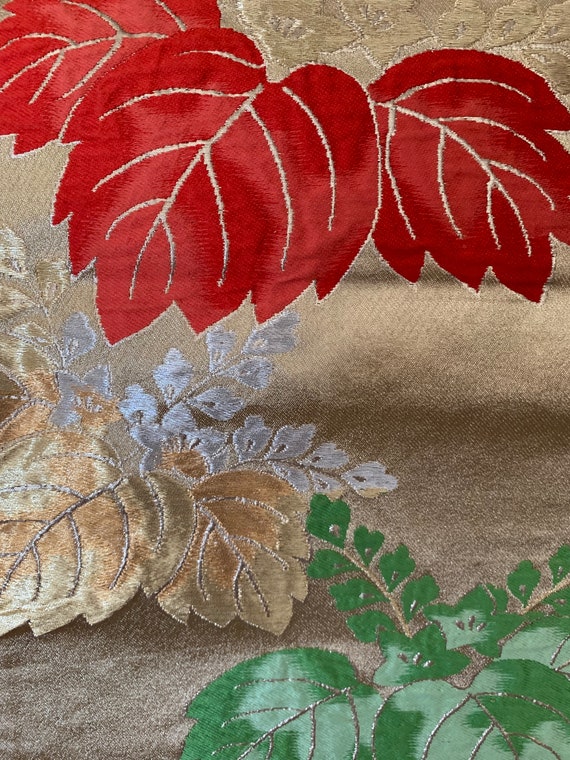 Antique Fukuro Kimono Obi/Kimono Belt/Kimono Sash - image 3