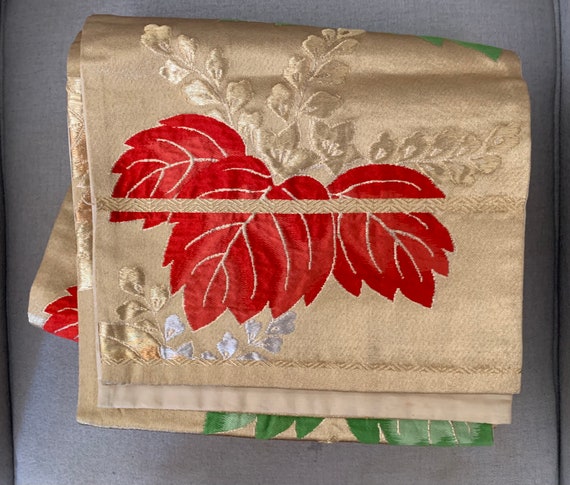 Antique Fukuro Kimono Obi/Kimono Belt/Kimono Sash - image 1