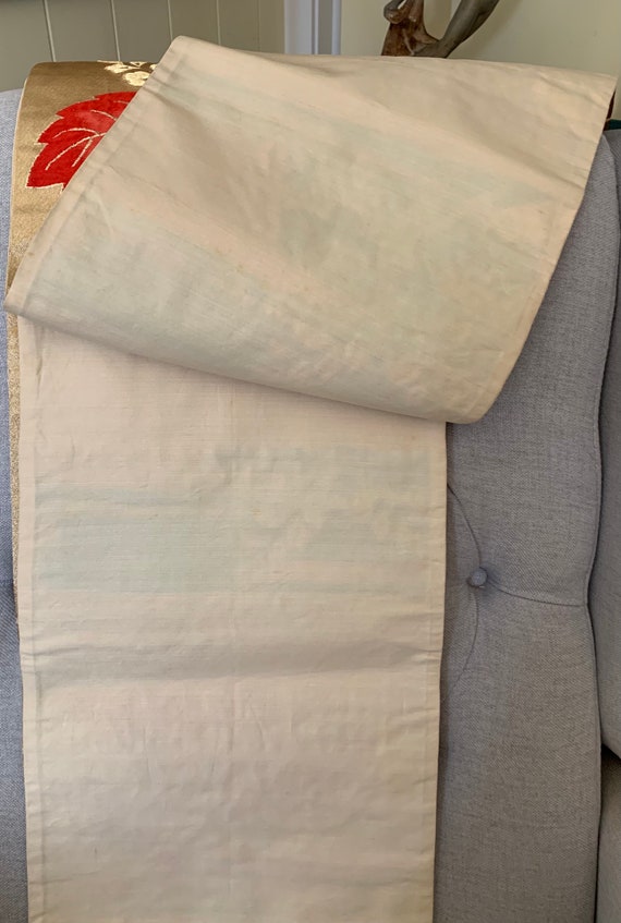 Antique Fukuro Kimono Obi/Kimono Belt/Kimono Sash - image 4