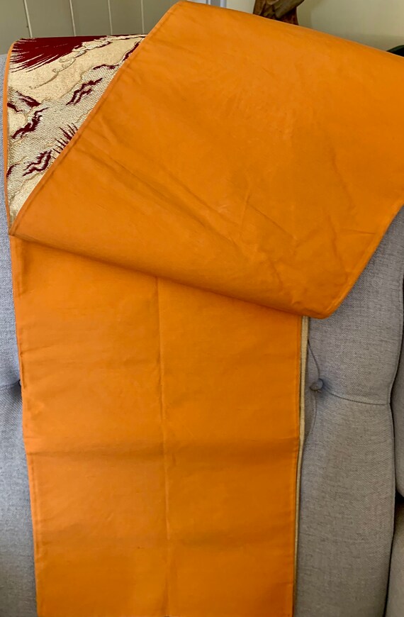 Antique Fukuro Kimono Obi/Kimono Belt/Kimono Sash - image 3