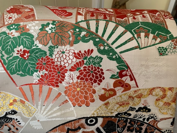 Antique MARU Kimono Obi/Kimono Belt/Kimono Sash - image 1