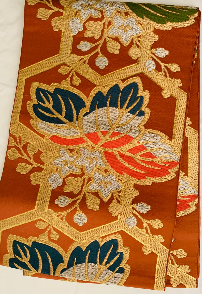 Japanese Kimono Fukuro Obi Obi Sash Kimono Obi Kimono BeltKimono Sash