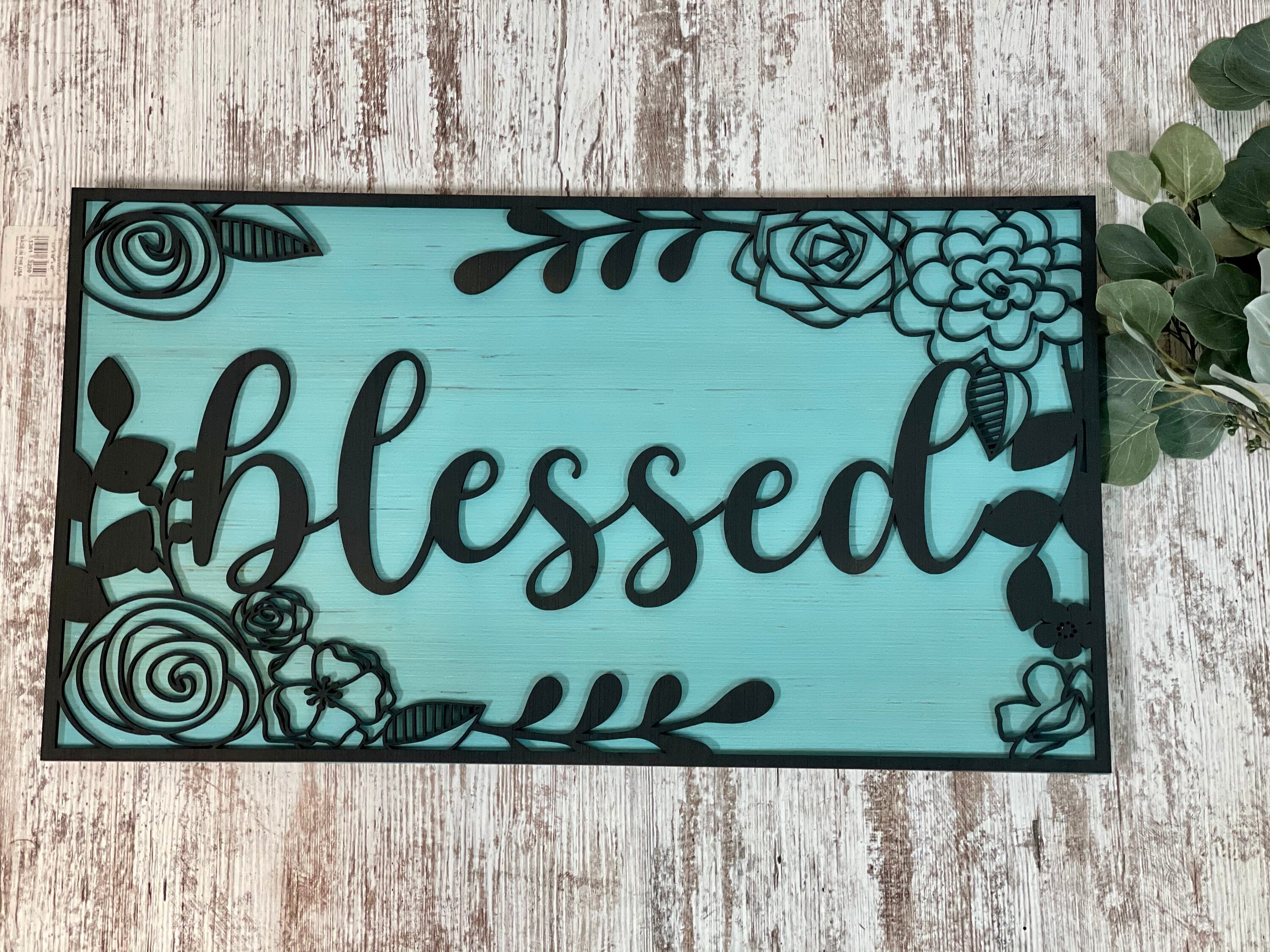 Blessed Wall Hanging/ Wall Sign/ Home Decor Etsy