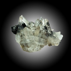 Quartz Cluster w/hematite rosette