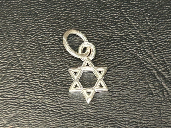 Collana Con Stella Di David In Argento Da Uomo, Regali Ebraici Per Uomo. - Italia