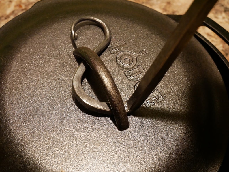 Dutch Oven Lid Lifter Hand Made Hand Cooking Tools Etsy