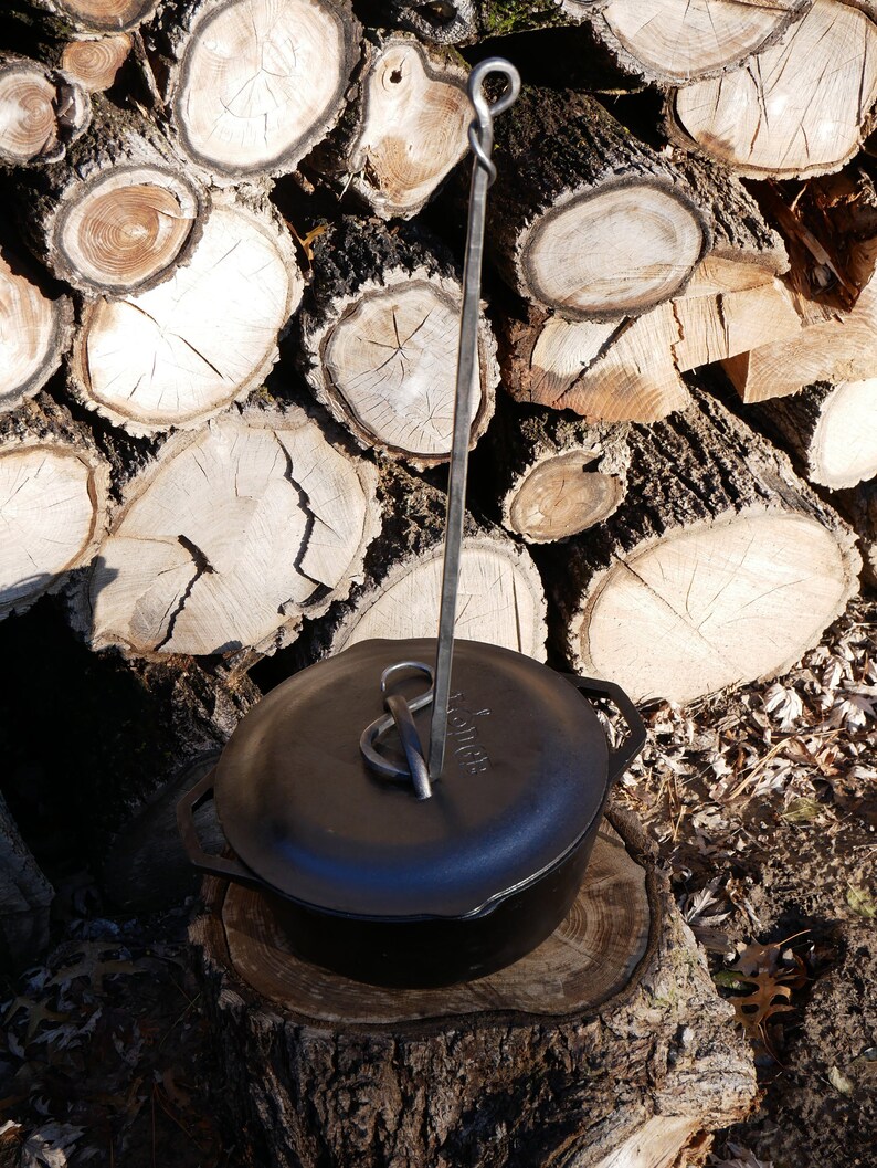 Dutch Oven Lid Lifter Hand Made Hand Cooking Tools Etsy