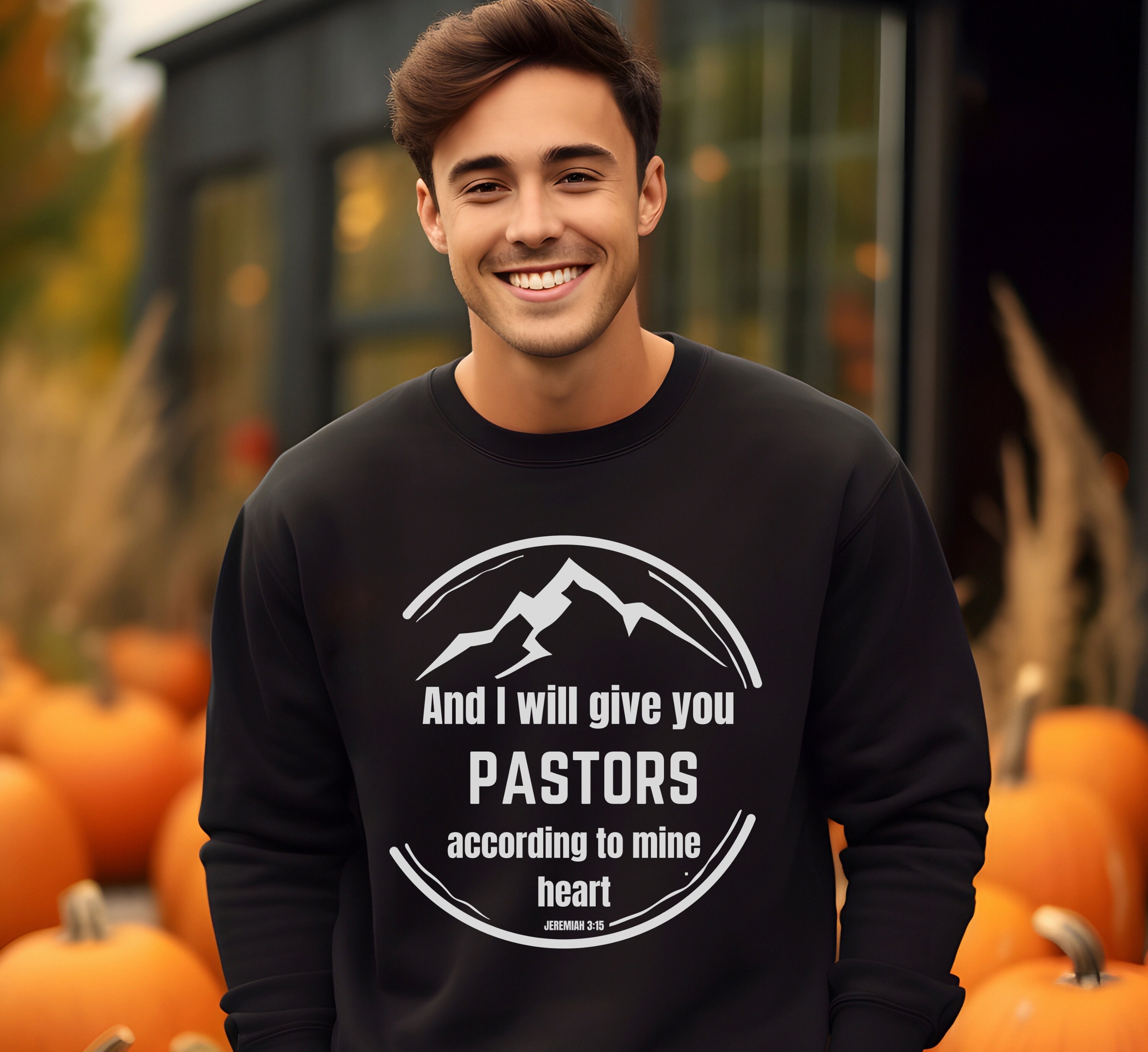 Bible Verse Shirt for Minister Gift, Pastor Appreciation Gift Idea for Youth Pastor, Christian Clothing Man of God, Unique Gift for Him