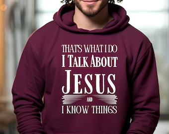 Pastor Hoodie That's What I Do and I Know Things, Pastor Gift Idea, Gift for Preacher, Preacher Appreciation Day