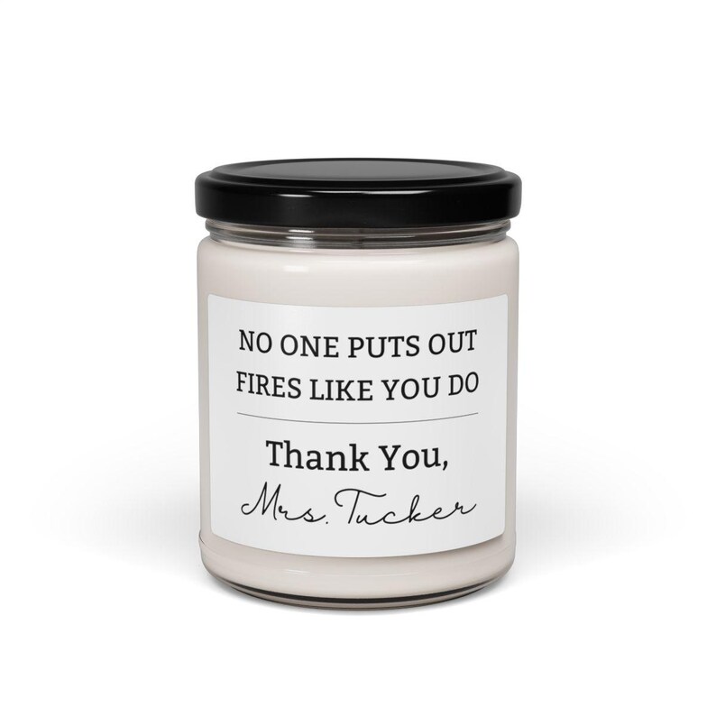 Personalized Teacher Appreciation Candle, Thank You Gift for Mentor ...